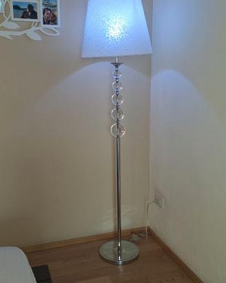 Piantana in vetro e 2 abatjours