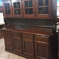 credenza rustica a 4 ante in legno massello