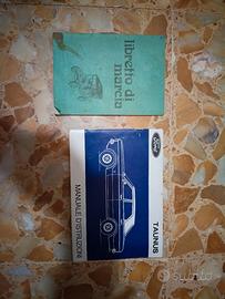 libretto di istruzioni FORD TAUNUS 1980