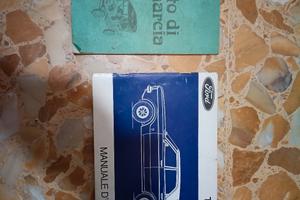 libretto di istruzioni FORD TAUNUS 1980