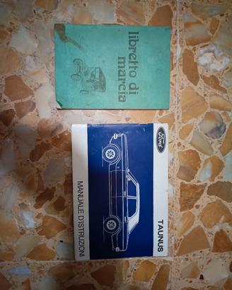 libretto di istruzioni FORD TAUNUS 1980