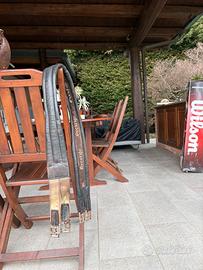 Sottopancia Prestige in cuoio e tessuto - Sagomato