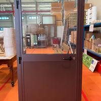 PORTA IN ALLUMINIO COLORE TESTA DI MORO