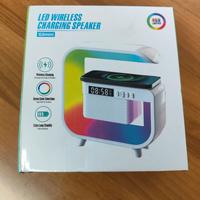 Stazione di ricarica wireless sveglia speaker 