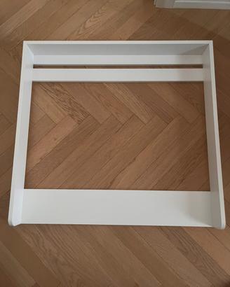 Fasciatoio per cassettiera IKEA MALM bianco