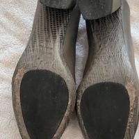 Scarpe stringate com tacco