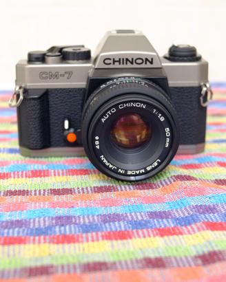 chinon cm-7  con auto chinon 50/1,9