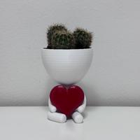 Omino vaso con cuore