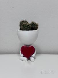 Omino vaso con cuore