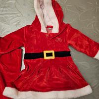 abito babbo natale bambino bambina