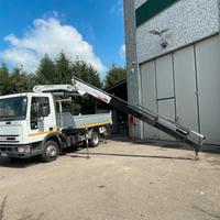 Iveco Eurocargo 100E15 Ribaltabile Trilat con Gru 