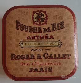 scatola vintage cipria Roger et Gallet