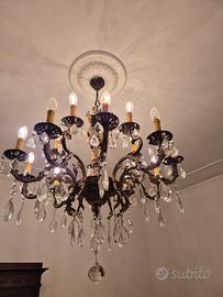 Lampadari vari  gocce cristallo