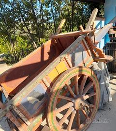 carro in legno  per buoi 