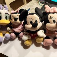 Set Peluche Disney 4 personaggi Topolino 