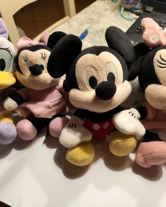 Set Peluche Disney 4 personaggi Topolino 