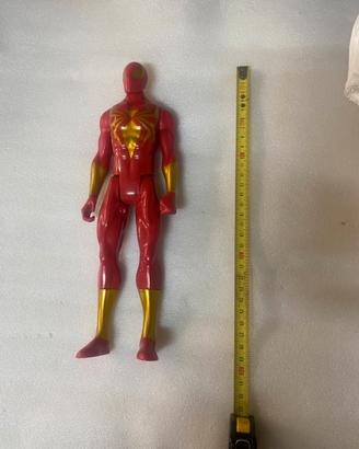 Action figure spider man iron