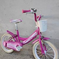 Bicicletta Bambina,per 3-5anni,+ruote di sostegno