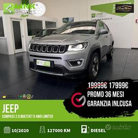 JEEP Compass 2.0 Multijet II 4WD Limited Manuale