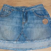 Gonna in jeans Sisley 8-9 anni