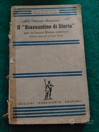 " Il riassuntino di Storia" antico libro del 1952