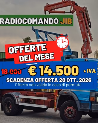 Camion ribaltabile IVECO 145.17 Con Gru Benelli 14