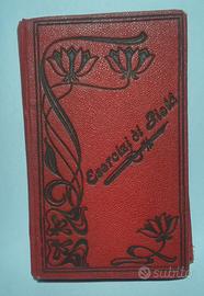 Libro Antico   Esercizi di Pieta'   Mondovi'  1906
