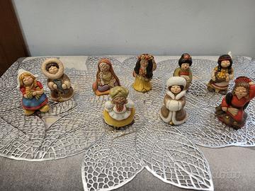 Statuine thun popoli del mondo