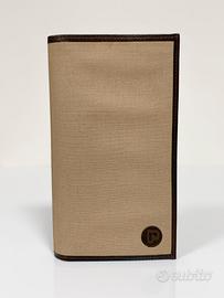 Vintage Paco Rabanne Portadocumenti Pelle Tela