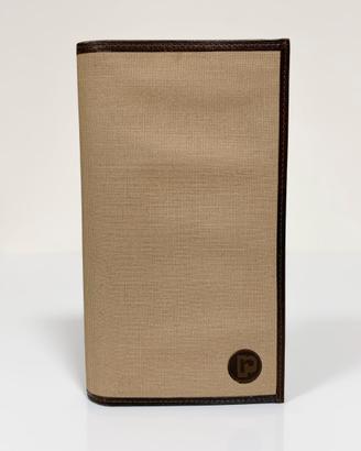 Vintage Paco Rabanne Portadocumenti Pelle Tela