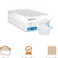 Amazon Basics Filtri per acqua, confezione da 12