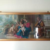 Quadro con Sacra Famiglia, S. Giovanni Battista e