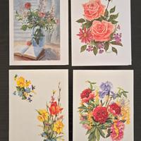 Biglietti d'Auguri - Fiori - Set 1