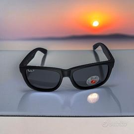 Ray-Ban Justin RB4165 Nero Opaco Polarizzati 54-16