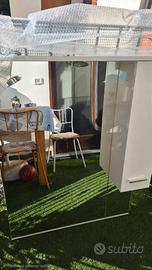 specchio bagno e lavandino 