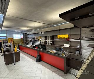 Scaffalatura espositiva modulare da negozio