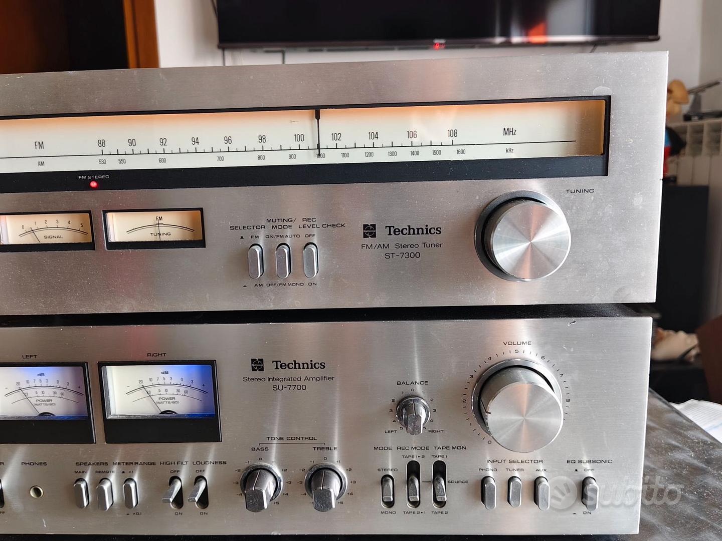 Technics su 7700 + technics st 7300 - Audio/Video In vendita a Milano