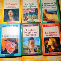 LOTTO 6 LIBRI CLASSICI "GLI INDIMENTICABILI"  Moli