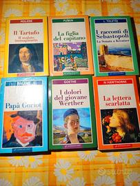 LOTTO 6 LIBRI CLASSICI "GLI INDIMENTICABILI"  Moli