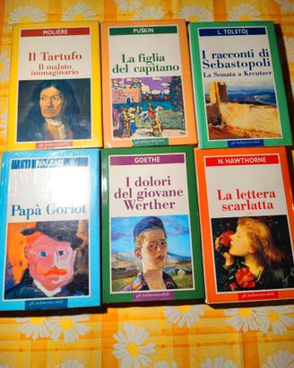 LOTTO 6 LIBRI CLASSICI "GLI INDIMENTICABILI"  Moli