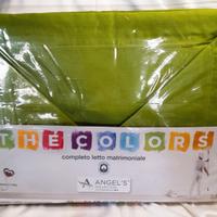Lenzuola Matrimoniali ANGEL'S 100% Cotone colorati