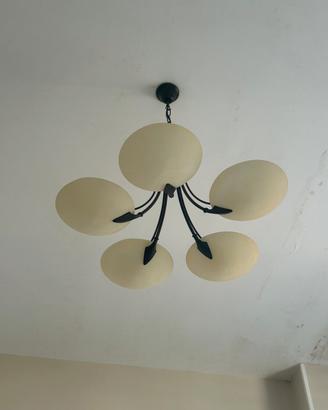Lampadari in ferro e vetro