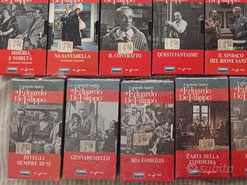 Blocco 22 VHS Eduardo De Filippo - Fabbri Editori