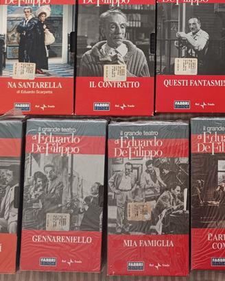 Blocco 22 VHS Eduardo De Filippo - Fabbri Editori