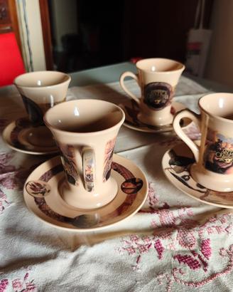 Set 4 Tazze Eraclea Cioccolateria