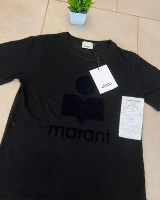 Isabel marant maglia lino nera
