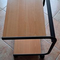 carrello porta vivande, porta pc, porta tv etc