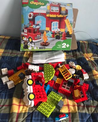 Lego duplo 10903 stazione dei pompieri completo