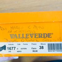 Valleverde Ester nero scarpe comode décolleté n.38