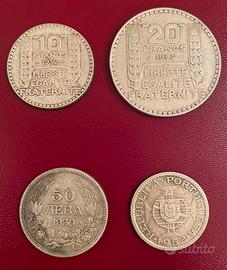 10 Monete in Argento - Collezionismo In vendita a Padova
